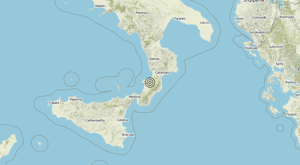 Terremoto Calabria 09-06-2019