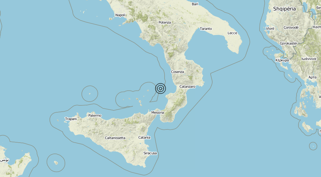 Terremoto Calabria 24-08-2019