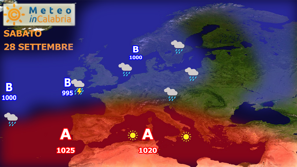 Fine settimana sotto l'anticiclone delle Azzorre