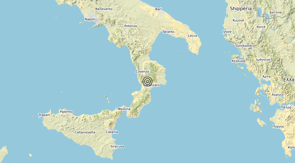 Terremoto Calabria 07-10-2019