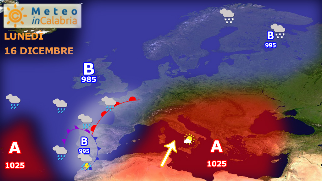 Ampi spazi soleggiati e clima mite