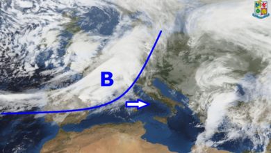 perturbazione atlantica in arrivo