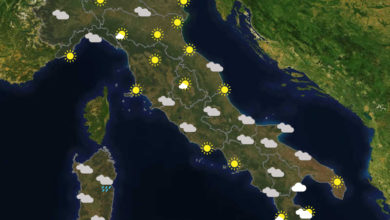Previsioni del tempo in Italia per il giorno 08/01/2020