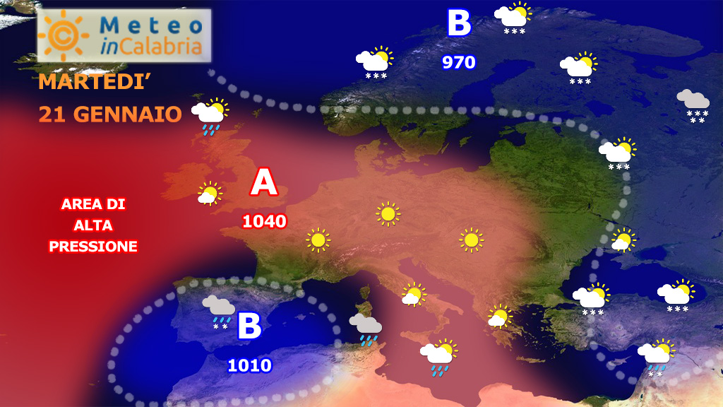 Progressivo miglioramento delle condizioni meteo