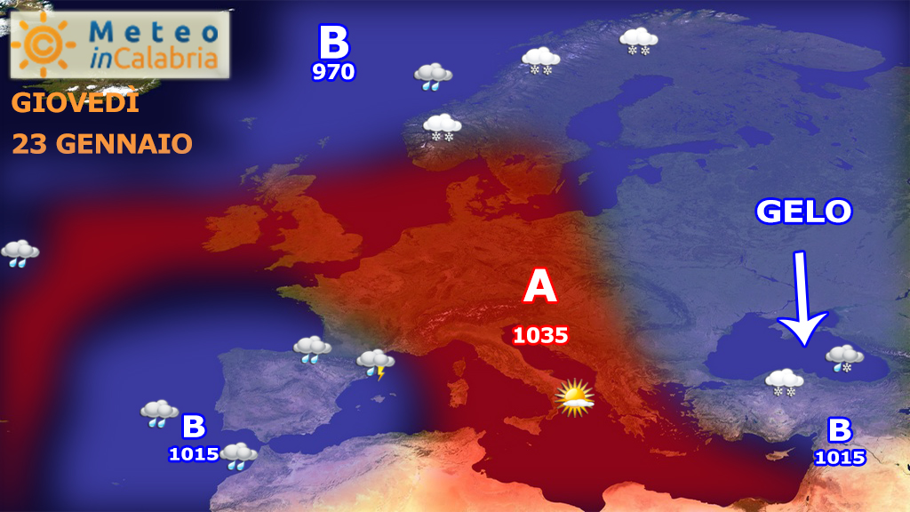 Anticiclone in consolidamento