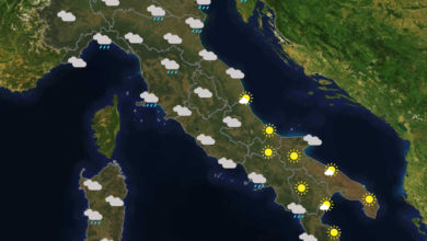 Previsioni del tempo in Italia per il giorno 03/02/2020