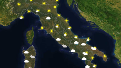 Previsioni del tempo in Italia per il giorno 12/02/2020