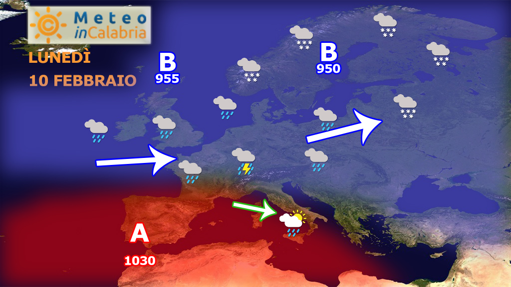 Fase di variabilità sui litorali tirrenici