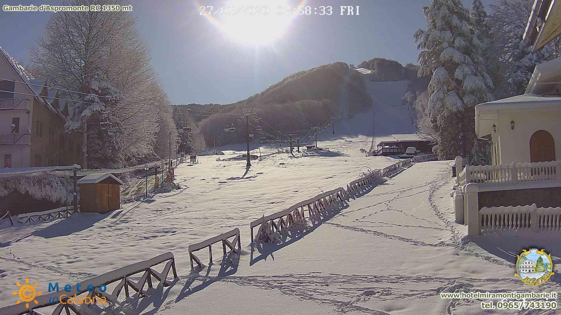 Veloce perturbazione fredda in transito sulla Calabria