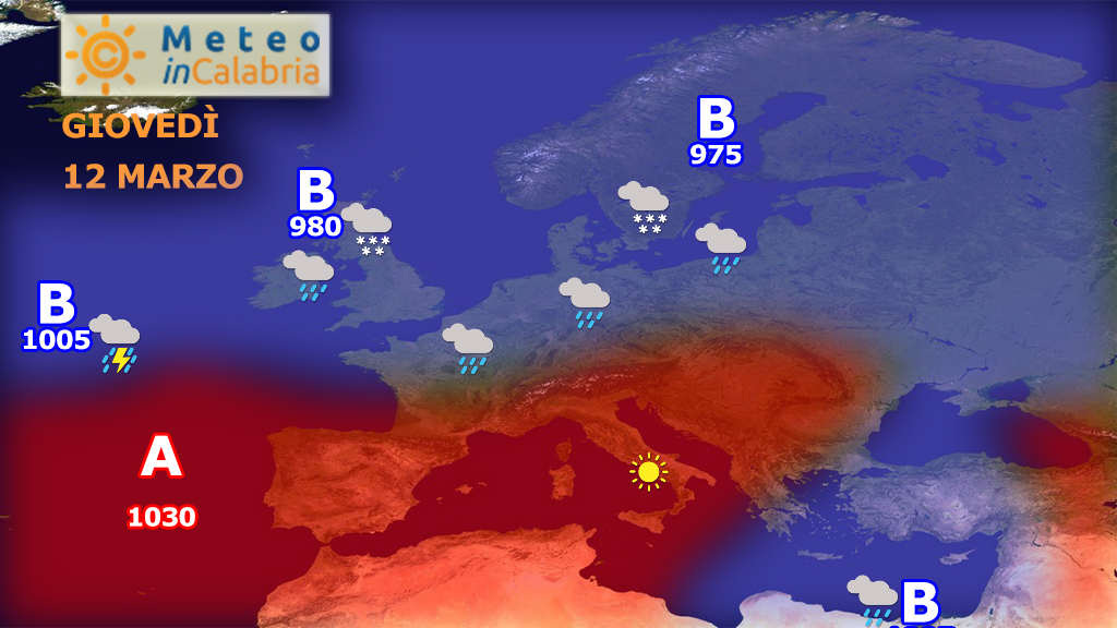 Bel tempo e temperature in sensibile aumento