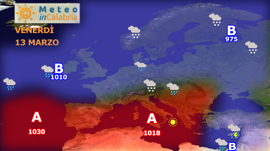 Tempo stabile e clima molto mite