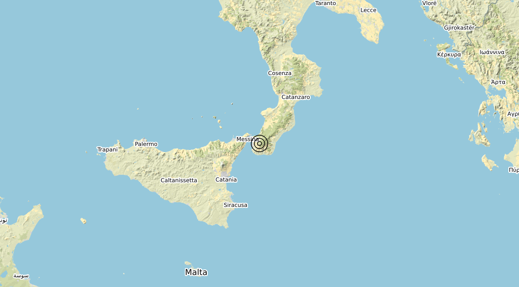 Terremoto Calabria 04-03-2020