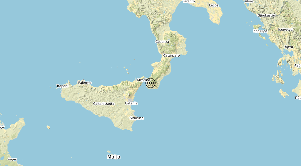 Terremoto Calabria 05-03-2020
