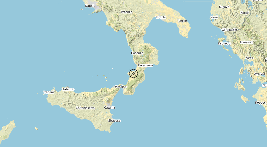 Terremoto Calabria 06-03-2020