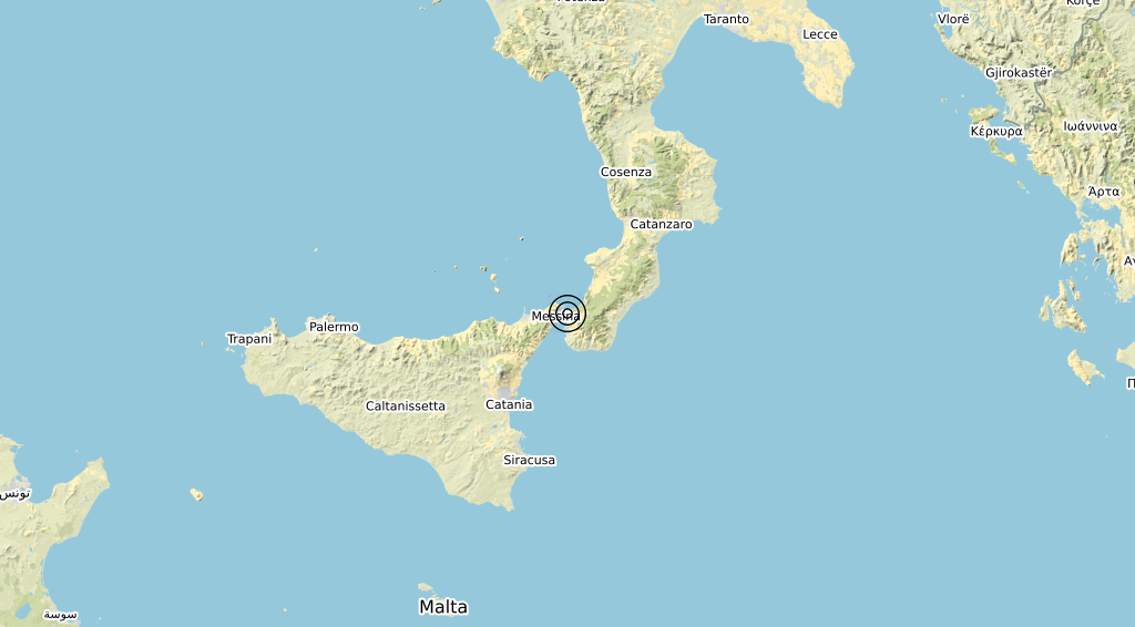Terremoto Calabria 14-03-2020