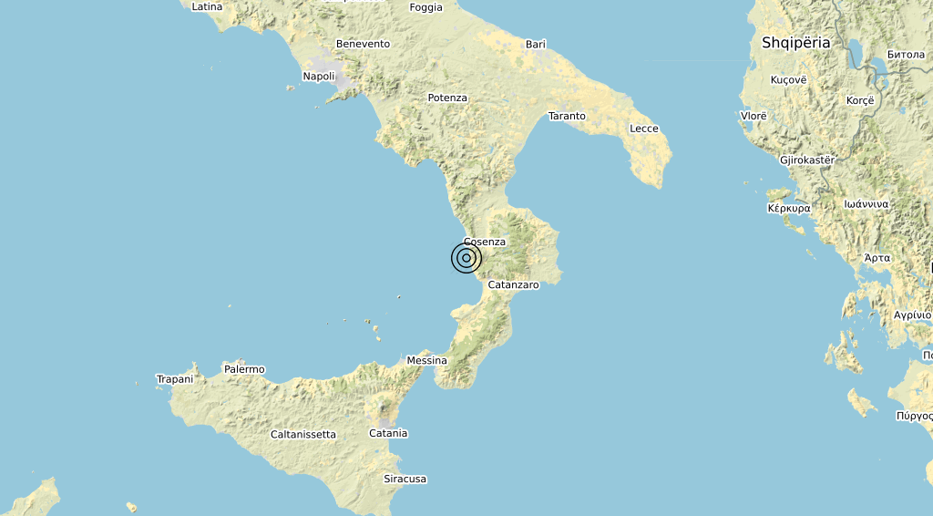 Terremoto Calabria 19-03-2020