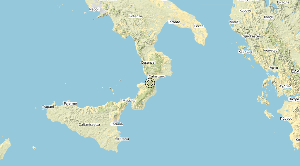 Terremoto Calabria 23-03-2020