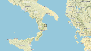 Terremoto Calabria 27-03-2020
