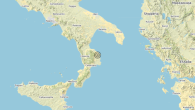 Terremoto Calabria 27-03-2020