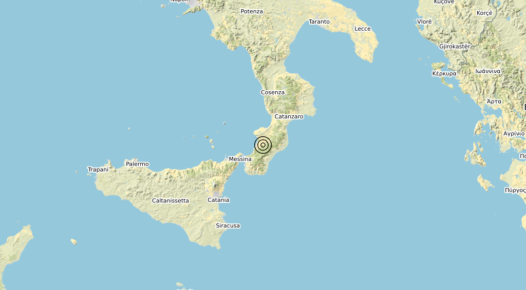 Terremoto Calabria 17-04-2020