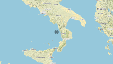 Terremoto Calabria 21-04-2020
