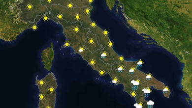 Previsioni del tempo in Italia per il giorno 21/05/2020