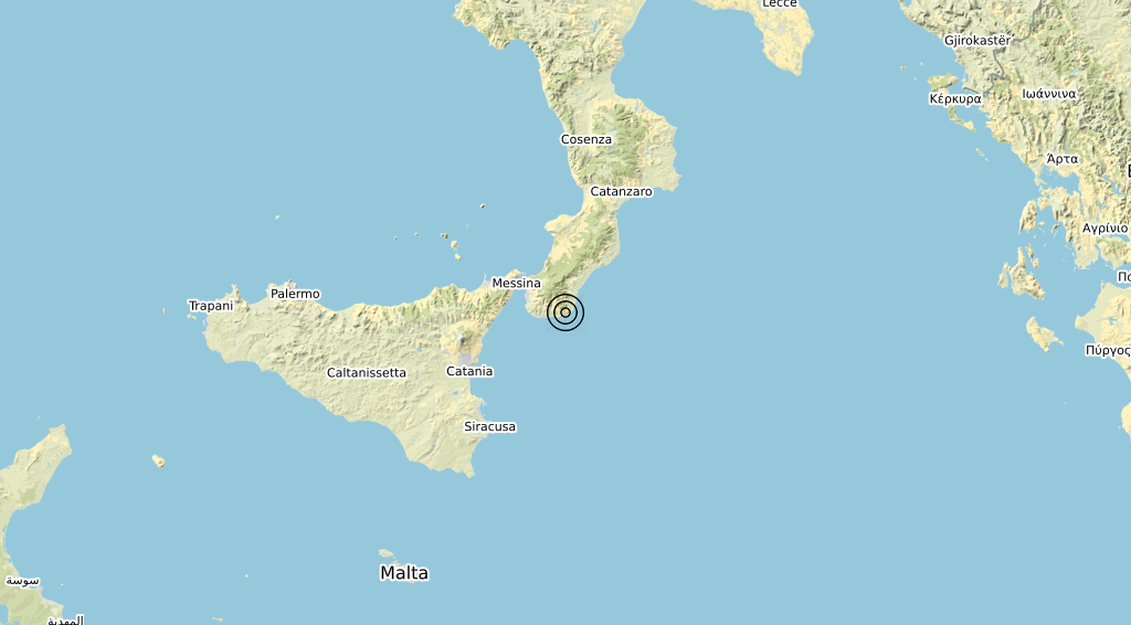 Terremoto Calabria 03-05-2020