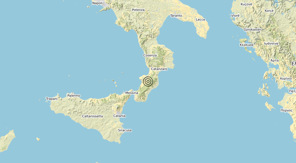 Terremoto Calabria 22-05-2020
