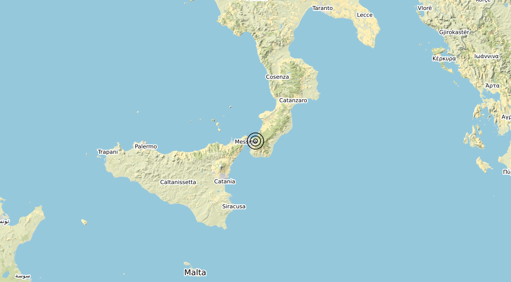 Terremoto Calabria 24-05-2020