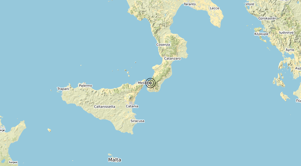 Terremoto Calabria 24-05-2020