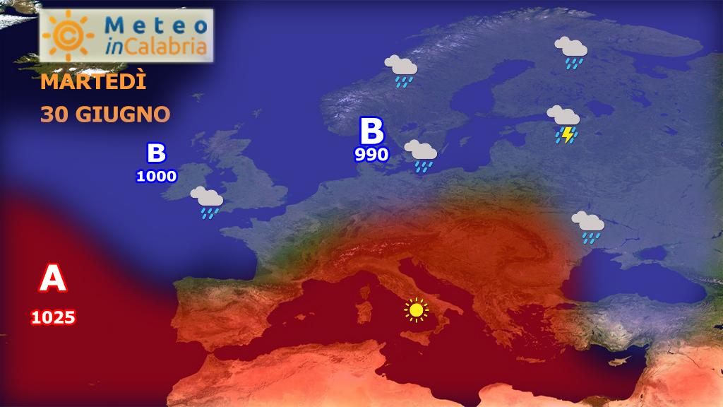 Bel tempo con caldo in aumento