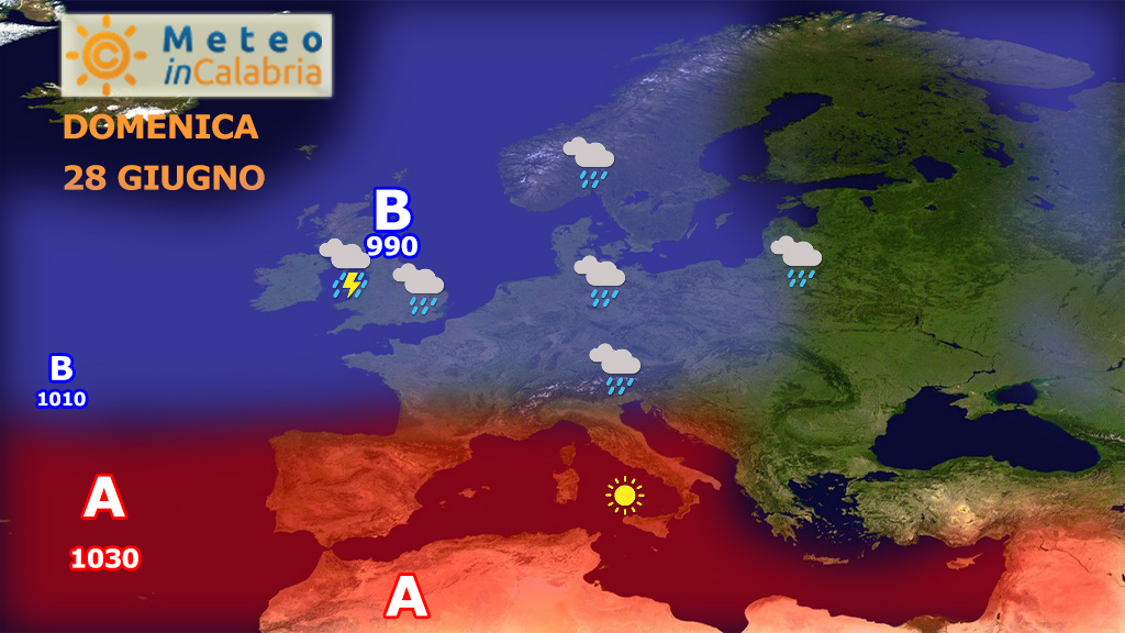 Bel tempo e temperature tipicamente estive