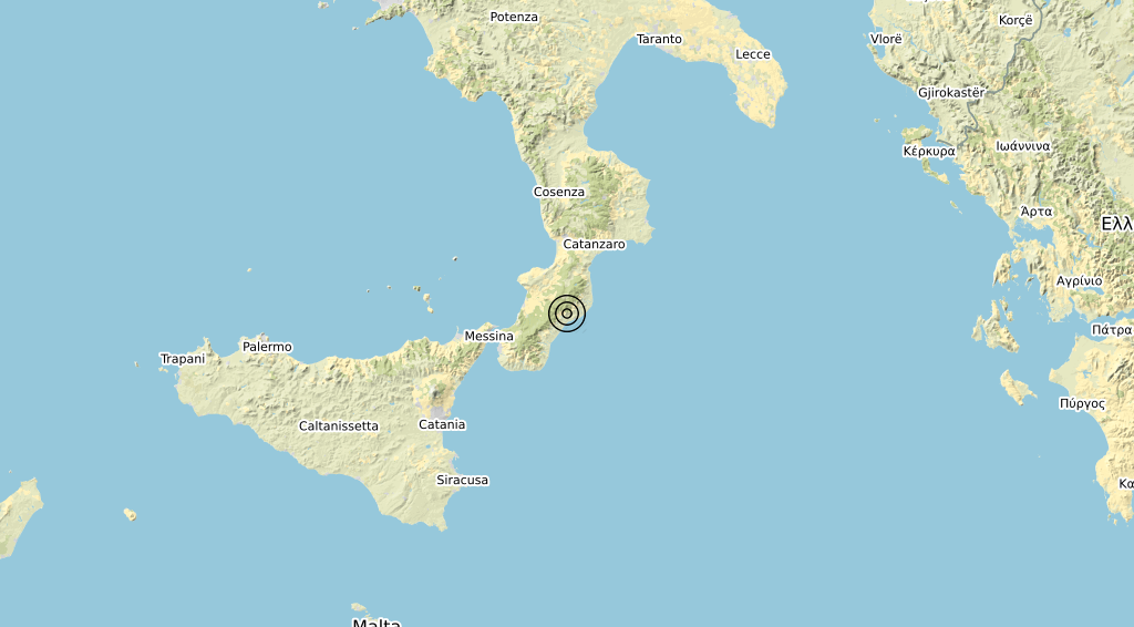 Terremoto Calabria 11-06-2020