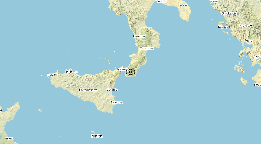 Terremoto Calabria 15-06-2020