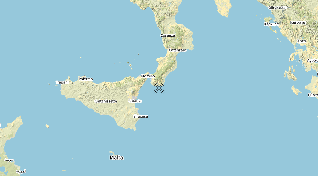 Terremoto Calabria 21-06-2020