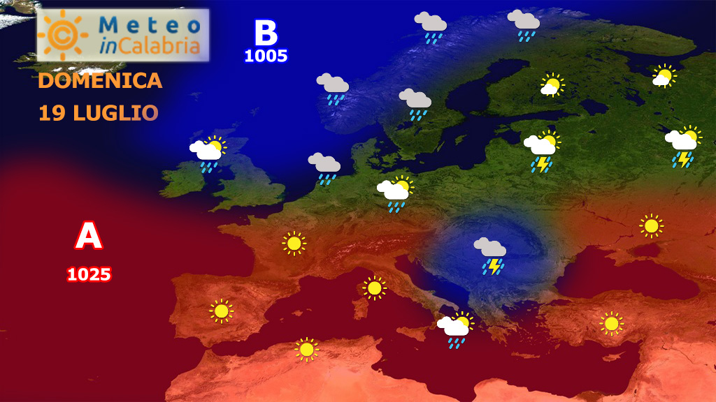 Domenica fresca e con residui fenomeni