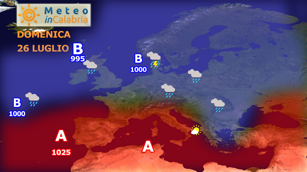 Debole calo delle temperature