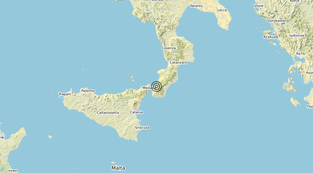 Terremoto Calabria 03-07-2020