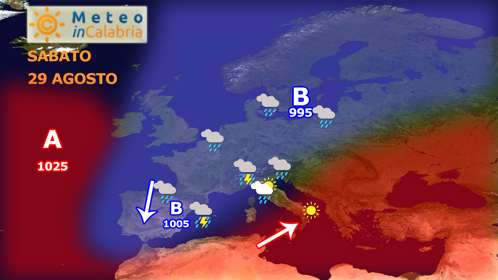 Nuova ondata di caldo ma giungono novità dall’atlantico