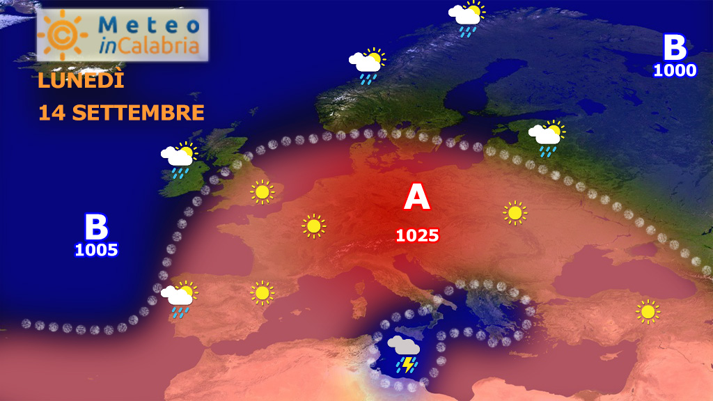 Inizio settimana ancora caldo e localmente instabile