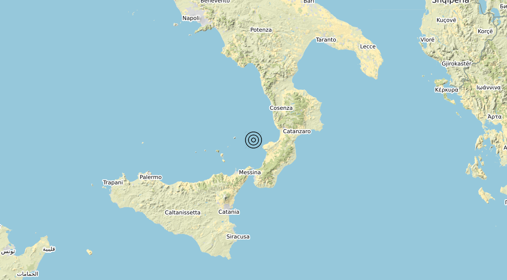 Terremoto Calabria 16-09-2020