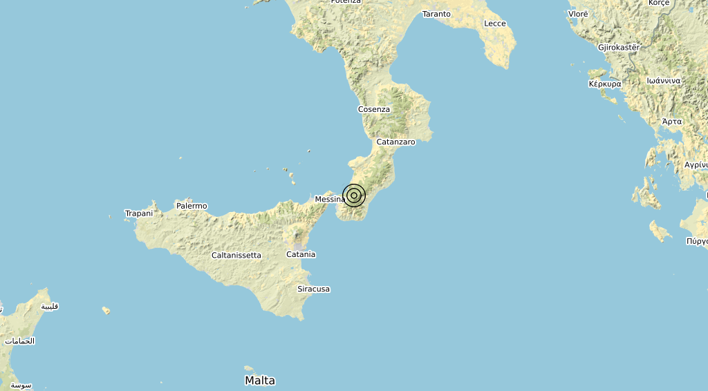 Terremoto Calabria 21-09-2020