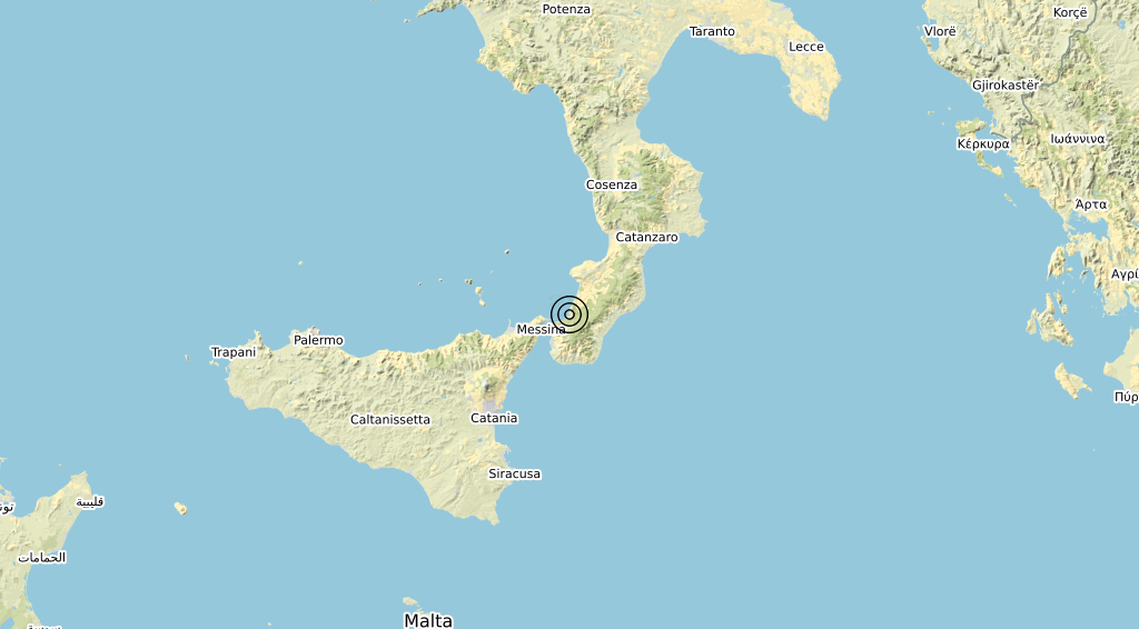 Terremoto Calabria 23-09-2020