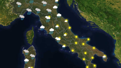 Previsioni del tempo in Italia per il giorno 26/10/2020