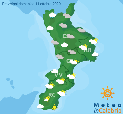 Previsioni Meteo Calabria 11-10-2020