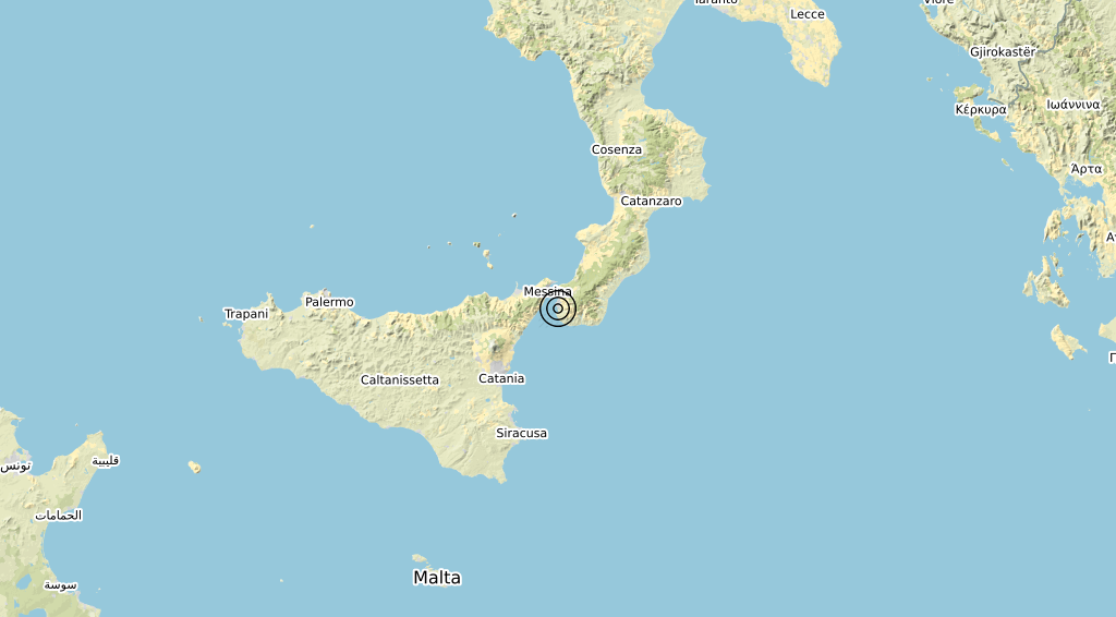 Terremoto Calabria 22-10-2020