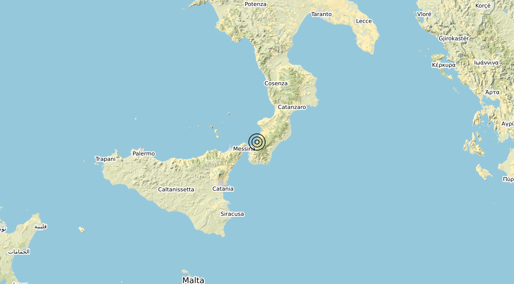 Terremoto Calabria 26-10-2020