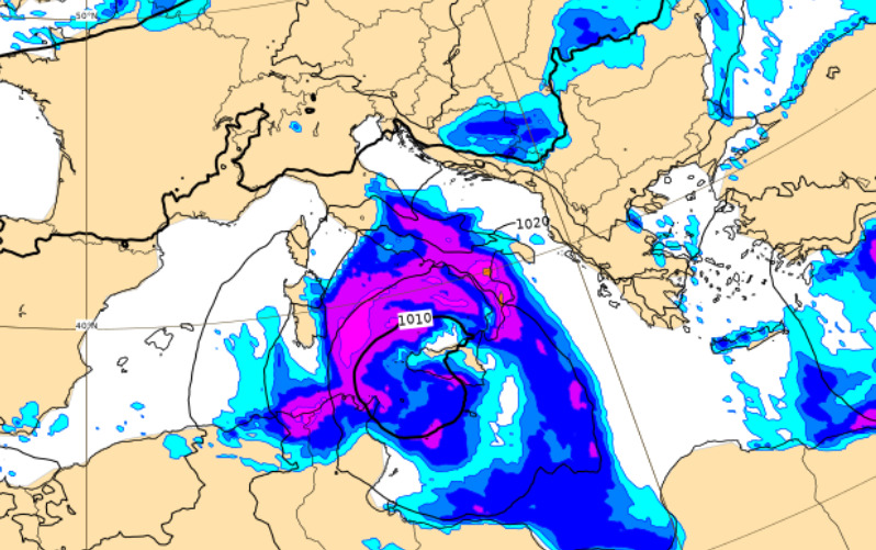 Maltempo in vista specie su Ioniche