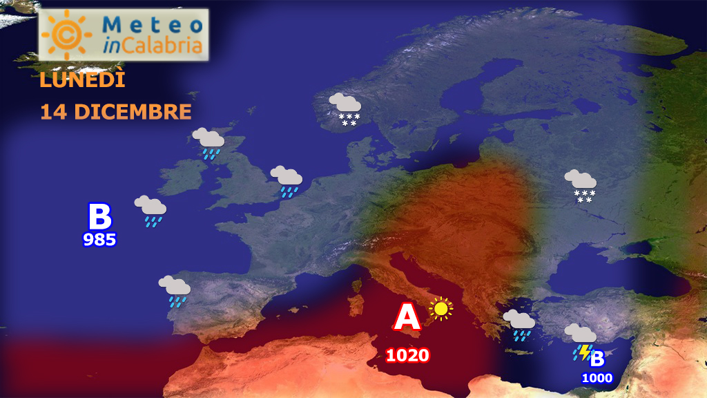 In arrivo una parentesi anticiclonica