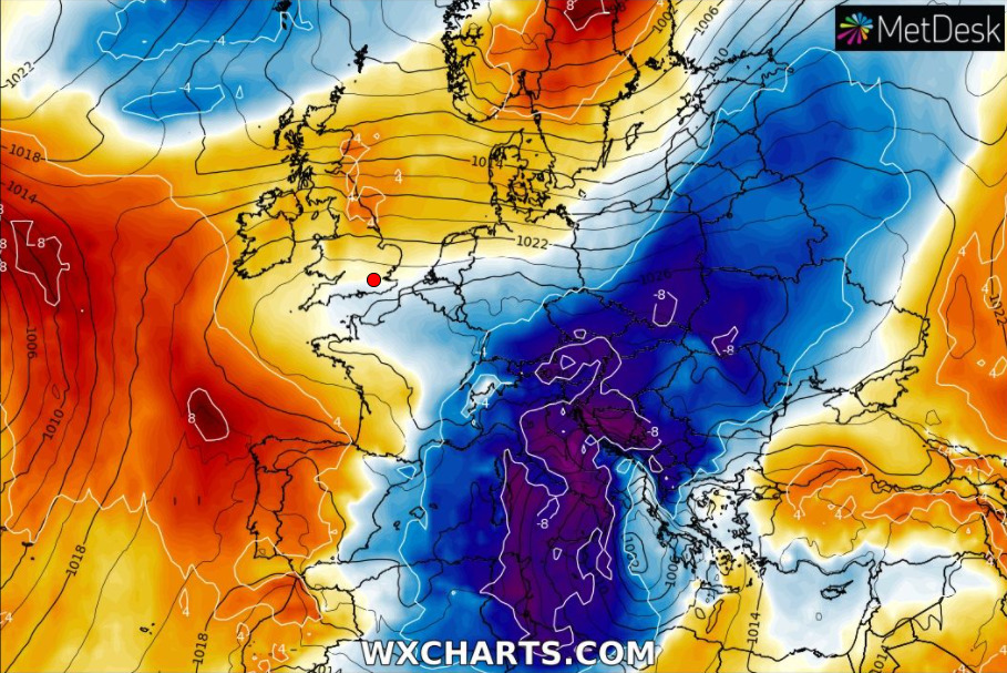 In arrivo aria fredda di origine artica